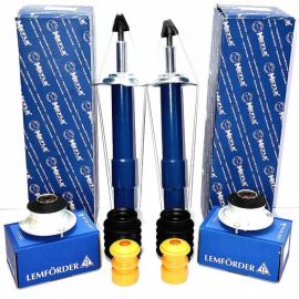 2x tlmiče, uloženie tlmiča, dorazov a prachoviek predné Meyle BMW 5er E60 E61