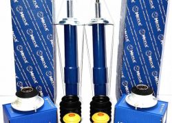 2x tlmiče, uloženie tlmiča, dorazov a prachoviek predné Meyle BMW 5er E60 E61