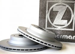 2x brzdové kotúče predné ZIMMERMANN BMW 5er E60 E61