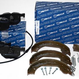 Brzdové platničky + čeľustia zadná náprava Meyle BMW 5er E60 LIMOUSINE