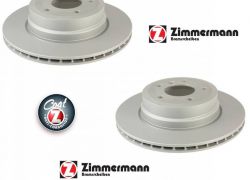 2x brzdové kotúče zadné ZIMMERMANN BMW 5er E60 E61 ALLRAD xd xi