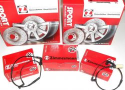 Brzdná sada športová Zimmermann komplet predná + zadná BMW 530d E60 E61