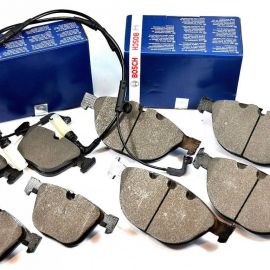 Brzdové platničky predné + zadné Bosch BMW 535 535d E60