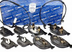 Brzdové platničky predné + zadné Meyle BMW 535 535d E60