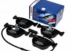Brzdové platničky predné + snímač opotrebenia ORIGINAL BOSCH BMW 740 740i E38
