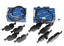 Brzdové platničky predné + zadné Meyle BMW X3 E83 + snímač opotrebenia