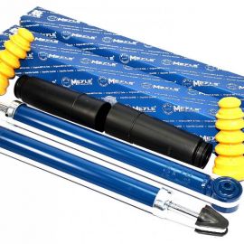 2x tlmiče zadná náprava + prachovky a dorazy tlmiča VW GOLF IV VARIANT BORA