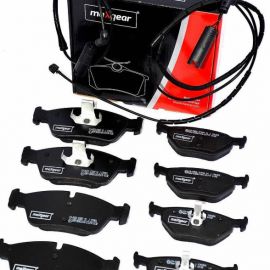 Brzdové platničky predné + zadné + snímač opotrebenia MAXGEAR BMW 3er E46