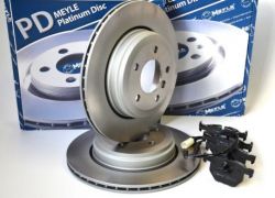 Brzdové kotúče + platničky zadná náprava BMW E60-E61