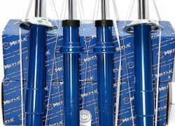 4x tlmiče predná + zadná náprava Meyle BMW 5ER E60