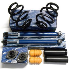 2x tlmiče + pružiny zadné + sada prachoviek a dorazov Meyle BMW 3er E46 TOURING