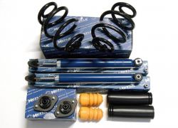 2x tlmiče + pružiny zadné + sada prachoviek a dorazov Meyle BMW 3er E46 TOURING