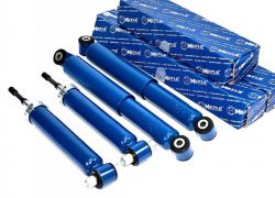 4x tlmiče predná + zadná náprava Meyle VW T3 BUS KASTEN