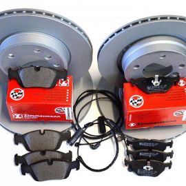 Brzdná sada Zimmermann komplet predná + zadná BMW 3er E46