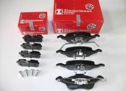 Brzdové platničky komplet predné + zadné ZIMMERMANN FORD FOCUS