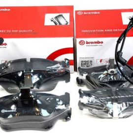 Brzdové platničky komplet predné + zadné Brembo BMW 3er E46