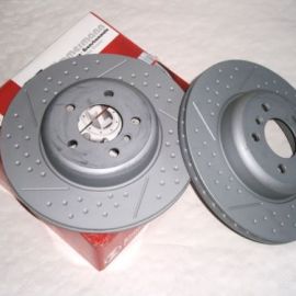 2x brzdové kotúče zadné dierované ZIMMERMANN  BMW 3 Gran Turismo, 4 F32, F82