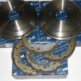 2x brzdový bubon + čeľustia zadná náprava Meyle SMART CABRIO, CITY COUPE, FORTWO