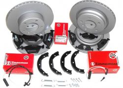 Brzdná sada komplet predná + zadná ZIMMERMANN BMW 5er E39