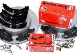 Brzdná sada zadná komplet ZIMMERMANN MERCEDES SPRINTER 906