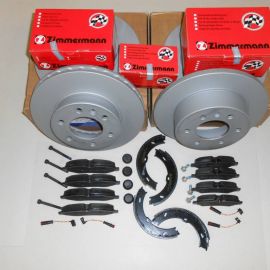 Brzdná sada predná + zadná komplet ZIMMERMANN MERCEDES SPRINTER 906