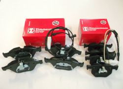 Brzdové platničky komplet predné + zadné ZIMMERMANN BMW 7er E65 E66