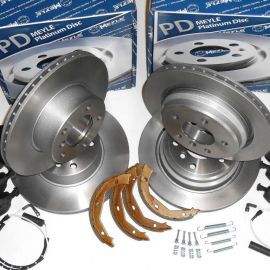 Brzdná sada predná + zadná komplet BMW 5er E39 - ORIGINAL MEYLE