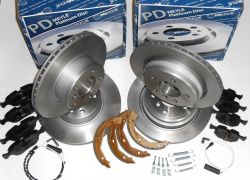 Brzdná sada predná + zadná komplet BMW 5er E39 - ORIGINAL MEYLE