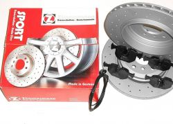 Brzdná sada zadná komplet ZIMMERMANN BMW 330d 330i E46