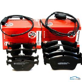 Brzdové platničky komplet predné + zadné BMW 3er E46 - ZIMMERMANN