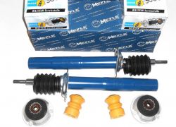 Sada tlmičov, uloženia tlmiča, dorazov a prachoviek predná náprava BMW 5 E39