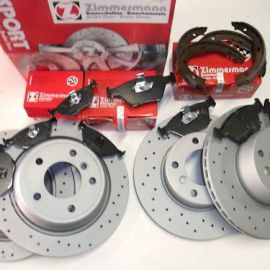 Brzdná sada predná + zadná komplet ZIMMERMANN Sport BMW 5ER E39