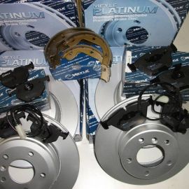 Brzdná sada predná + zadná Meyle komplet BMW 530d E60 E61