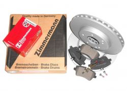 Brzdná sada predná náprava ZIMMERMANN MERCEDES C-klasse W203, S203