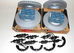 Brzdná sada predná + zadná komplet BMW 535d E60 E61 - ZIMMERMANN / MEYLE