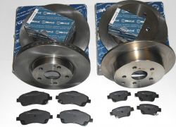 Brzdná sada predná + zadná Meyle TOYOTA COROLLA VERSO