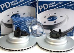 Brzdové kotúče + platničky predné BMW 745 i E65