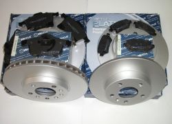 Brzdná sada predná + zadná kompletná Opel Astra H