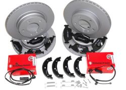 Brzdná sada Zimmermann komplet predná + zadná BMW E46 325, 328