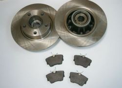 Brzdové kotúče + platničky zadné Renault Trafic II