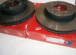 2x brzdové kotúče predné 330mm VW TOUAREG