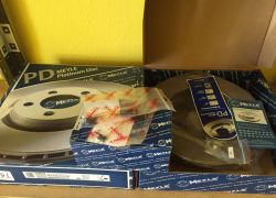 Brzdná sada zadná náprava Mercedes E-klasse W211, W211