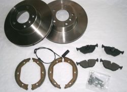 Brzdná sada zadná náprava kompletná BMW E39 touring