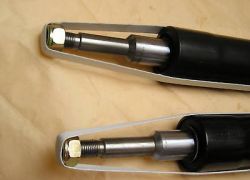 2x tlmiče predné BMW E32 730i +735i