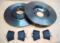 Brzdná sada zadní náprava Peugeot 407 + 607 od rv 03.04