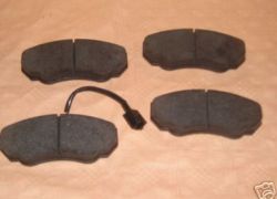 Brzdové destičky -1400kg od 2002 Fiat Ducato + Boxer + Jumper