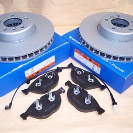 Brzdové kotouče + destičky přední ATE BMW E60, E61 od 535er + BMW E63, E64