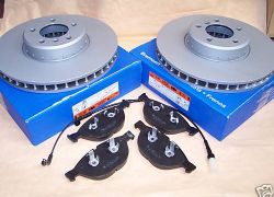 Brzdové kotouče + destičky přední ATE BMW E60, E61 od 535er + BMW E63, E64