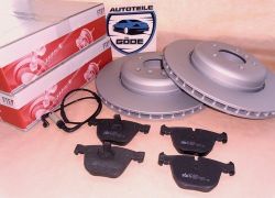 Brzdové kotouče + destičky zadní BMW E60-E61 od 535er + BMW E63-E64