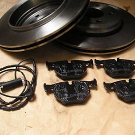 Brzdové kotouče + destičky zadní BMW E46 od rv 10.2000